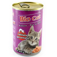 Bio Cat Kitten Pui & Vita, 410 g - 1