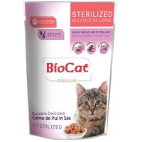 Bio Cat Plic Sterilizate Pui In Sos, 85 g - 1