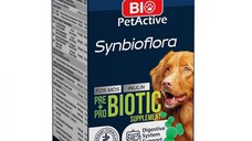 Bio PetActive Synbioflora pentru Caini de Talie Medie si Mare, 60 tablete
