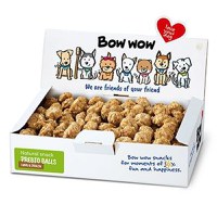 Bow Wow Recompense pentru Caini, Chiftele Naturale Plamani si Inulina, 120 buc/ cutie - 1