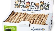 Bow Wow Recompense pentru Caini Natural Sticks Burta de Vita, 50 buc/ cutie