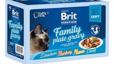 Brit Cat MPK Delicate Family plate in Gravy, 12 x 85 g