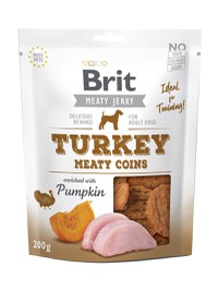 Brit Dog Jerky Turkey Meaty Coins, 200 g - 1