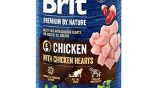 Brit Premium by Nature Chicken with Hearts, 400 g