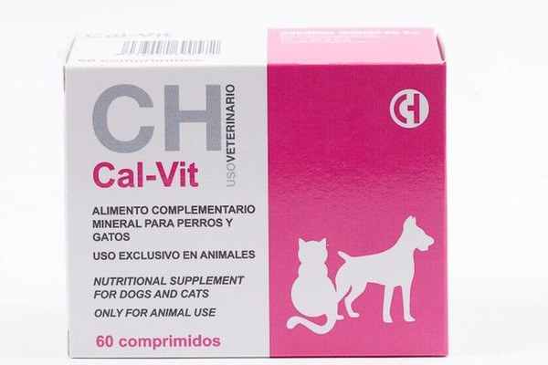 CAL-VIT, calciu pentru caini si pisici, 60 comprimate