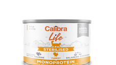 Calibra Cat Life Sterilised Turkey - Hrana Umeda pentru Pisici Adulte, 200 g