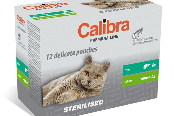 Calibra Cat Pouch Premium Adult Sterilized Multipack, 12 x 100 g
