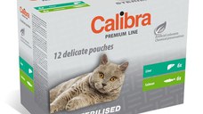 Calibra Cat Pouch Premium Adult Sterilized Multipack, 12 x 100 g