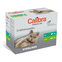 Calibra Cat Pouch Premium Adult Sterilized Multipack, 12 x 100 g - 1