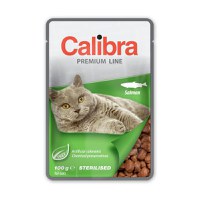 Calibra Cat Pouch Premium Adult Sterilized Salmon, 100 g - 1
