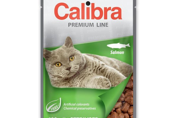 Calibra Cat Pouch Premium Adult Sterilized Salmon, 100 g