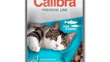 Calibra Cat Pouch Premium Adult Trout & Salmon, 100 g