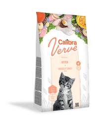 Calibra Cat Verve Grain Free Kitten, Chicken & Turkey, 3.5 kg - 1