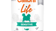 Calibra Dog Life Sensitive Salmon with Rice 400 g, conserva