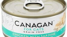 Canagan Cat, Pui si Sardine, 75 g