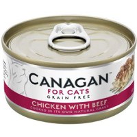 Canagan Cat, Pui si Vita, 75 g - 1
