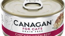 Canagan Cat, Pui si Vita, 75 g