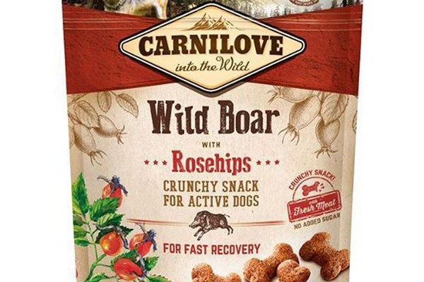 Carnilove Dog Crunchy Snack Wild Boar with Rosehips, 200 g