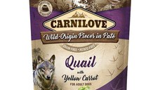 Carnilove Dog Pouch Paté Quail with Yellow Carrot, 300 g