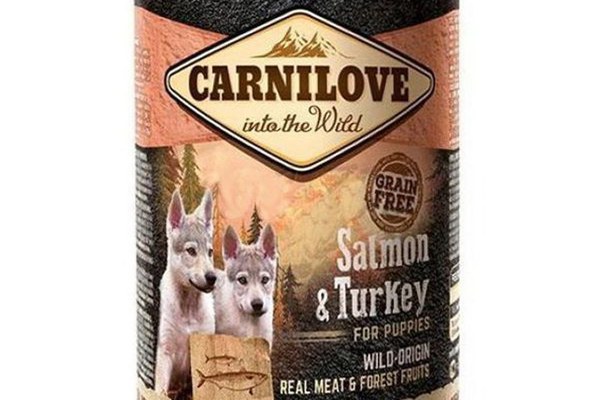 Carnilove Dog Wild Meat Salmon & Turkey For Puppies, 400 g