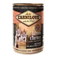 Carnilove Dog Wild Meat Salmon & Turkey For Puppies, 400 g - 1