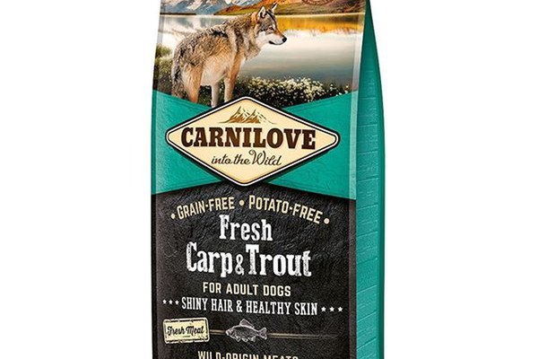 Carnilove Fresh Carp & Trout, Healthy Skin For Adult Dogs, 12 kg