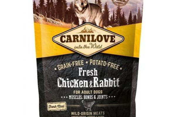Carnilove Fresh Chicken & Rabbit, Bones & Joints For Adult Dogs, 1.5 kg