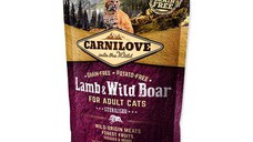 Carnilove Lamb and Wild Boar for Adult Cats, Sterilised, 400 g