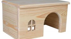Casa din Lemn pentru Hamsteri 28 x 16 x 18 cm - Model 61262