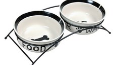 Castron Ceramica Set 2 buc In Suport 1.6 l/20 cm 24642