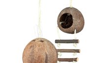 Casuta Din Cocos cu Scarita 13-100 cm 62103