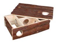 Casuta Leif Labirinth Natural 35x11x25 cm 6201 - 1