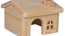 Casuta Lemn Hamster, 15x11x15 cm