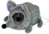 Casuta Lukas Pisica Sub Forma de Soarece 35x33x65 Gri 36290 - 1