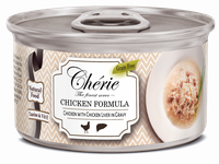 Cherie Adult Cat Grain Free Mix de Pui si Ficat in Sos, 80 g - 1
