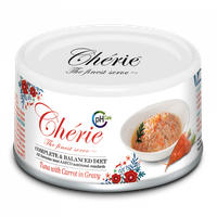 Cherie Adult Urinary Cat Ton cu Morcovi in Sos, 80 g - 1