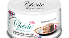 Cherie Kitten Cat Mousse cu Ton, 80 g