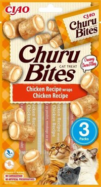 Churu Inaba Bites Recompense pentru Pisici cu Pui, 10 g x 3 buc - 1