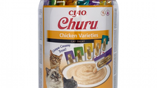 Churu Inaba Cat Varieties Recompense Cremoase cu Pui, 50 buc