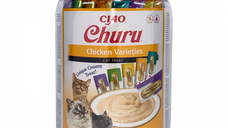 Churu Inaba Cat Varieties Recompense Cremoase cu Pui, 50 buc