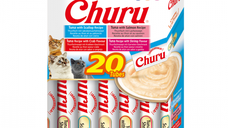 Churu Inaba Cat Varieties Recompense Cremoase cu Ton si Fructe de Mare, 14 g x 20 buc