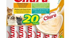 Churu Inaba Recompense Cremoase cu Pui pentru Pisici, 14 g x 20 buc