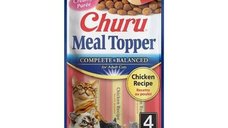 Churu Meal Topper pentru Pisici, Pui, 14 g x 4 buc - Recompensa Cremoasa