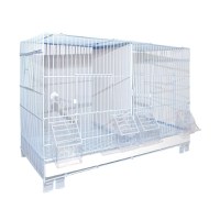 Colivie Pasari 501 Alba, 38.7x26x34 cm - 1