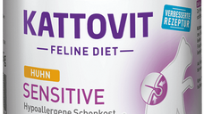 Conserva Kattovit Sensitive, Pui, 185 g
