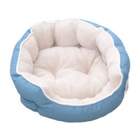 Culcus Pentru Caini Si Pisici Jeans/plush  Bleu-bej 75 X 65 X 24 Cm/ 9258-2002A - 1