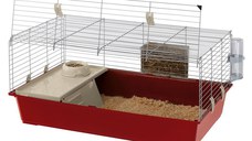 Cusca Rabbit 100 Rosu / Alb, 95 x 57 x 46 cm