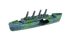 Decor Acvariu Titanic, Flamingo, 37x6x10cm