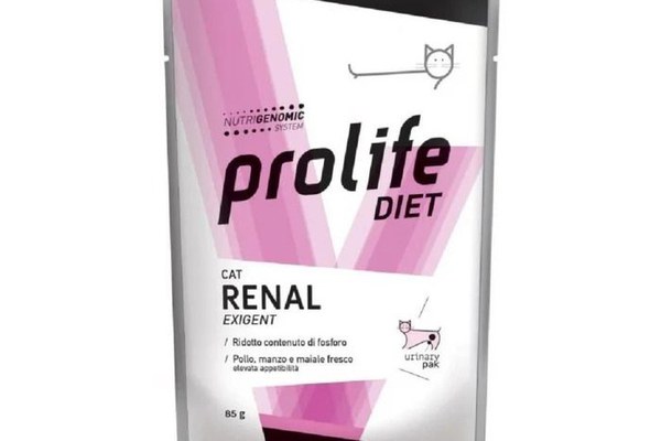 Dieta veterinara pisici, Prolife Vet Renal Exigent, 85 g