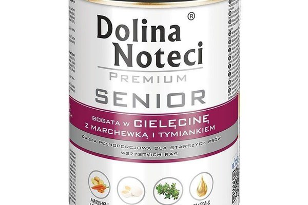 Dolina Noteci Senior Vitel si Morcov, 400 g